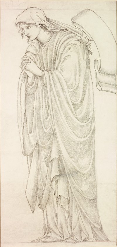Mary, Sister of Lazarus - Design for Window of St. Ethelreda